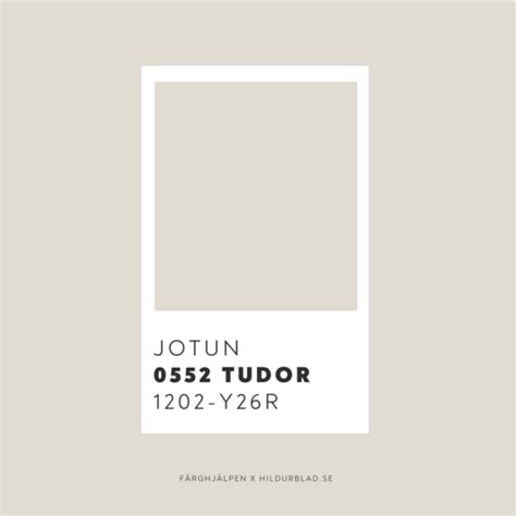 Jotun Tudor – en ljus, greige kulör och fina färger till .